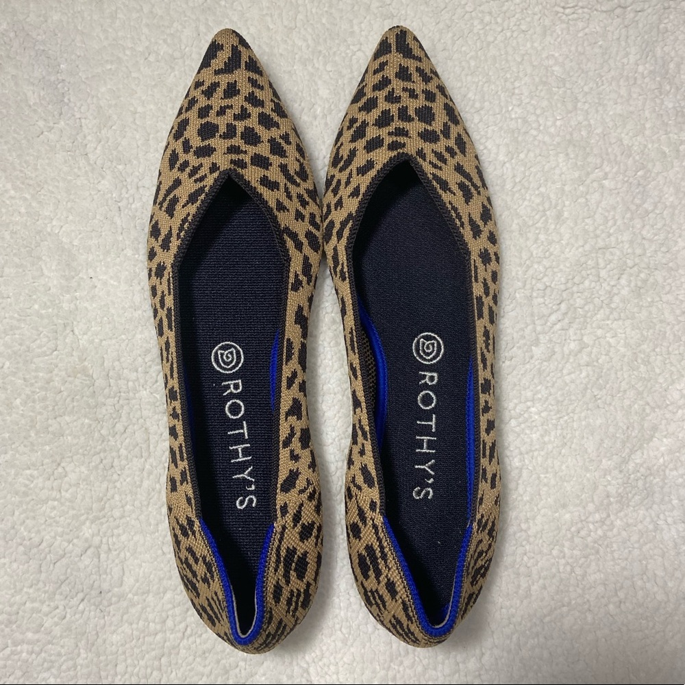 Rothy’s Leopard print flats - size 10